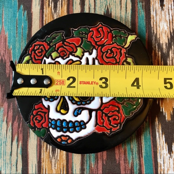 NWT Dia de Los Muertos🌼Frida Kahlo tile/coaster! - Picture 2 of 4
